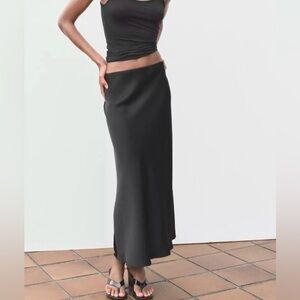Zara Black Maxi Skirt